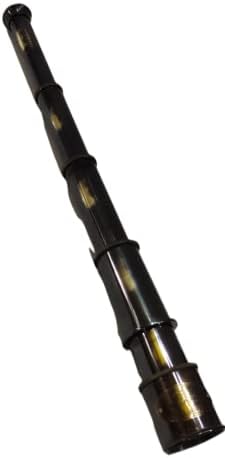 Antique Brass Telescope in Black Wooden Box