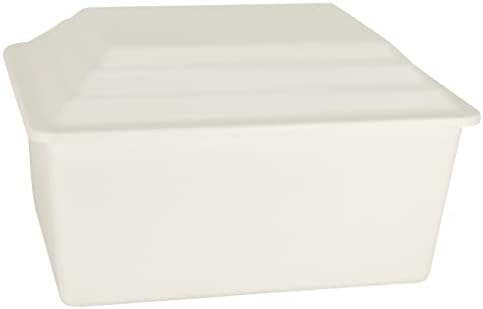 White Urn Vault for Ground Burial