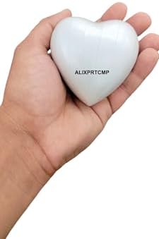 Mini Heart Cremation Urn with Stand - Keepsake Urn for Ashes