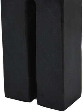 Benzara Modern Decorative Arch Sculpture in Matte Black Solid Marble 8 Inch