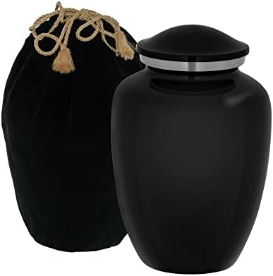 Homage Medium Engraved Cremation Urn for Ashes - Graphite Grey