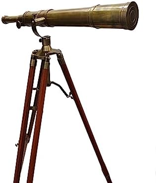 Vintage Nautical Telescope with Handmade Tripod