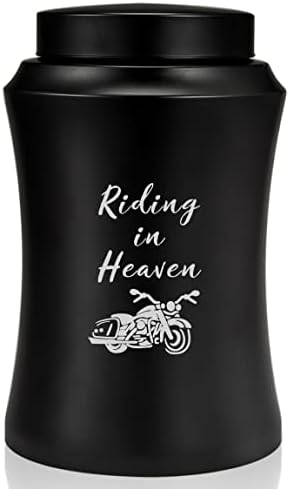 Gredstar Riding in Heaven Cremation Urn Black 220lbs