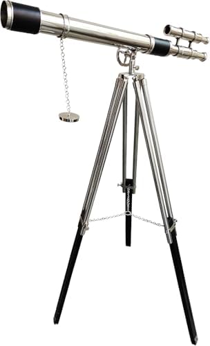 Vintage Marine Chrome Finish Brass Telescope Home Decor