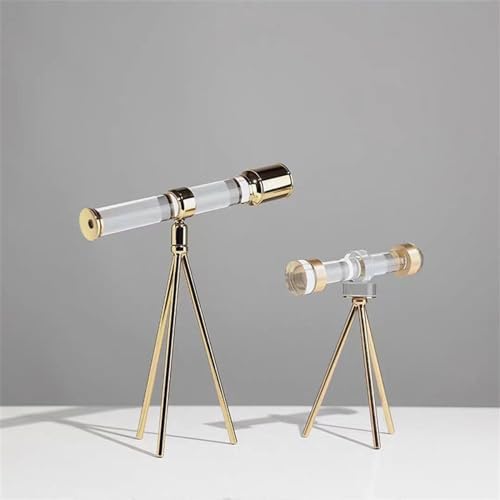 Crystal Telescope Ornament for Home Decor
