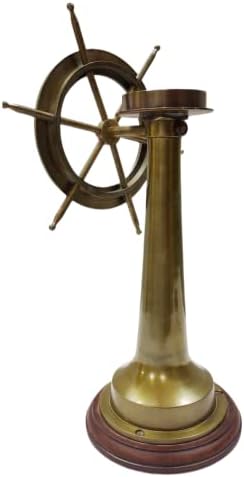 Antique Brass Engine Order Telegraph with Compass 12 Inch Decor