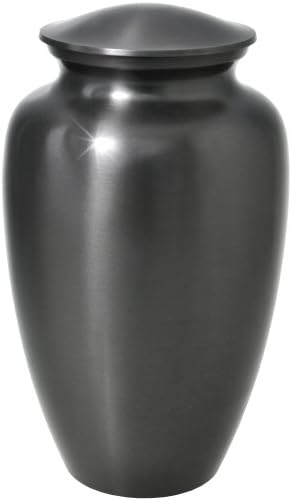 Memorial Gallery Simple Grey Full Size Cremation Urn