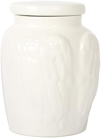 White Angel Wings Cremation Urn with Velvet Bag