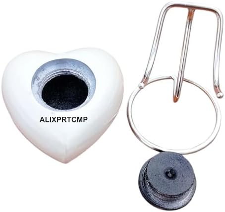 Mini Heart Cremation Urn with Stand - Keepsake Urn for Ashes