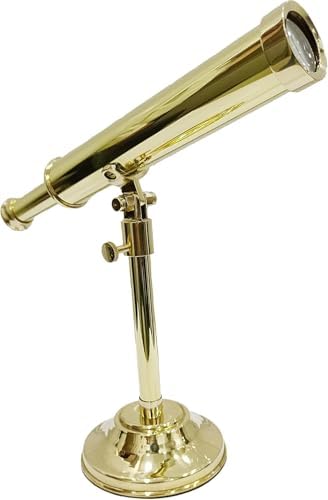 Navy Handmade Brass Telescope Home Decor