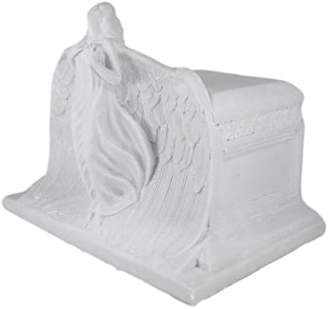 Ebros Rising Angel Cremation Urn White 240 Cubic Inches