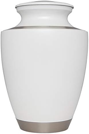 Cremation Urn by Liliane - Ocean Blue White