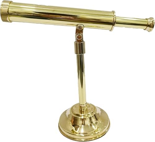 Navy Handmade Brass Telescope Home Decor