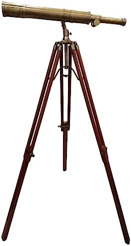 Vintage Nautical Telescope with Handmade Tripod