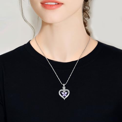 Butterfly Urn Necklace for Women Girls Cremation Jewelry