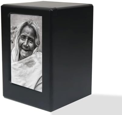 Black Guitar Wood Urns for Adult Ashes