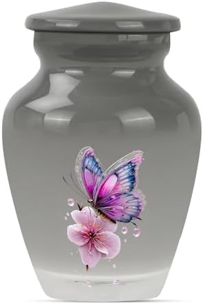 Butterfly Keepsake Urn for Human Ashes Set of 2