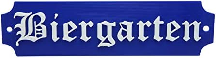 Biergarten Beer Garden Sign German Oktoberfest Decor