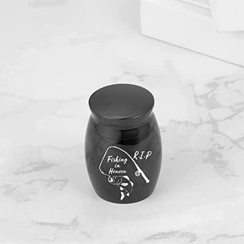 Gredstar Fishing in Heaven Small Cremation Urn Keepsake