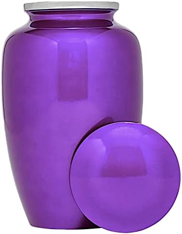 Eternal Harmony Large Cremation Urn 7x11 Purple
