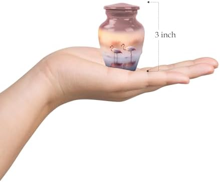 Flamingo Mini Keepsake Urn for Ashes - Elegant Durable