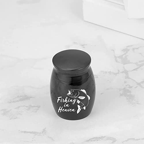 Small Cremation Urns with Fishing Engraved Design