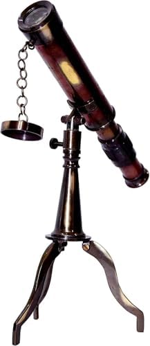 Nautical Vintage Telescope with Wooden Box