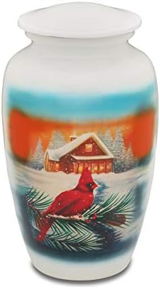 Cardinal Adult Cremation Urn White