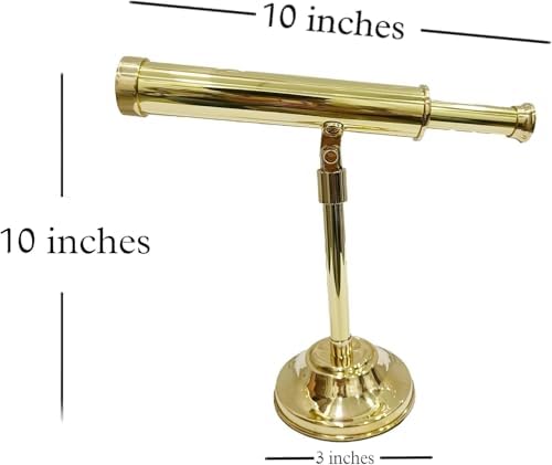 Navy Handmade Brass Telescope Home Decor