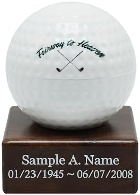 Golf Ball Keepsake Urn for Golf Lovers