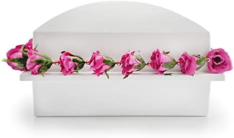 Burial Urn Vault with Pink Roses