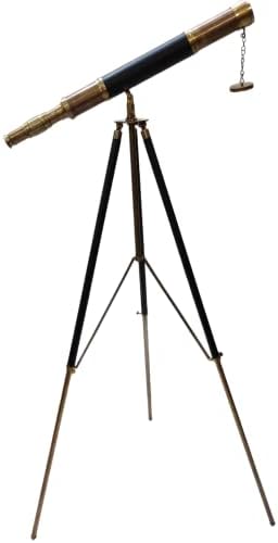 Antique Marine Single Barrel Brass Telescope