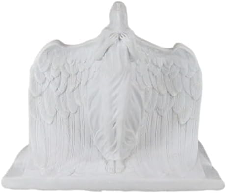 Ebros Rising Angel Cremation Urn White 240 Cubic Inches