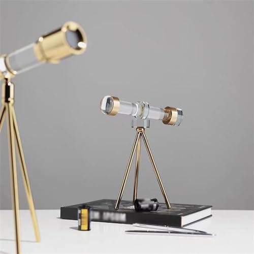 Crystal Telescope Ornament for Home Decor