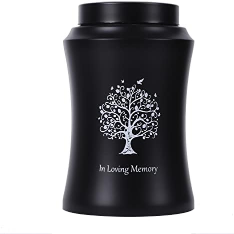 Tree of Life Urns for Human Ashes - Black Finish