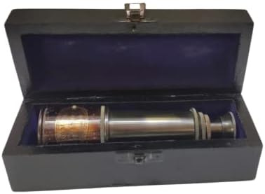 Maritime Brass Telescope with Royal Decor Nautical Gift