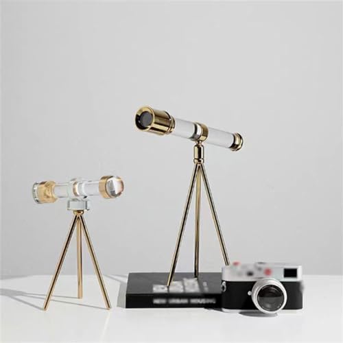 Crystal Telescope Ornament for Home Decor