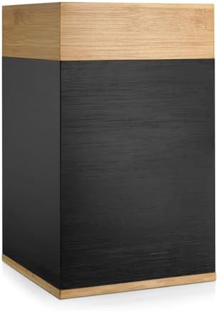 SOITIS Handcrafted Wood Urn for Ashes - Adult Large Cremation Urn with Bamboo Top