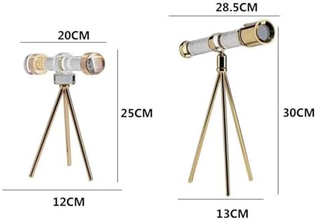 Crystal Telescope Ornament for Home Decor