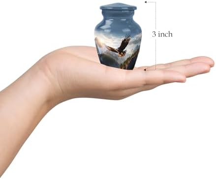 Eagle Flying Valley Mini Cremation Urns Set of 4