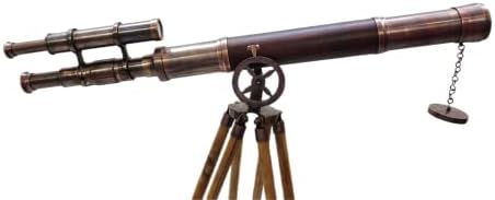 Nautical Vintage Royal Marine Double Barrel Telescope