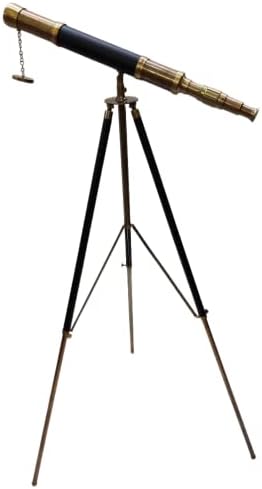 Antique Marine Single Barrel Brass Telescope