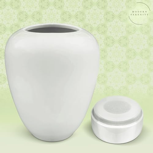 Modern Serenity Elegant Ceramic Cremation Urn