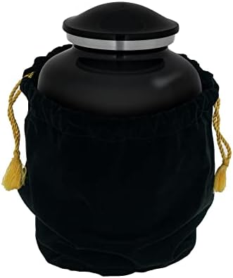 Homage Medium Engraved Cremation Urn for Ashes - Graphite Grey