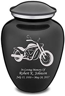 GetUrns Embrace Motorbike Cremation Urn for Human Ashes 44 Lbs