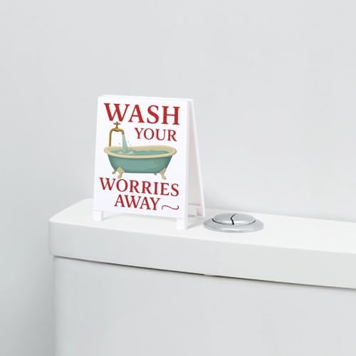 Wash Your Worries Away Decor Sign
