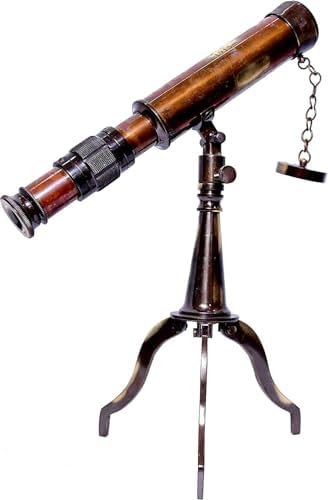 Nautical Vintage Telescope with Wooden Box