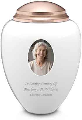 Personalized Picture Cremation Urn for Adult Ashes