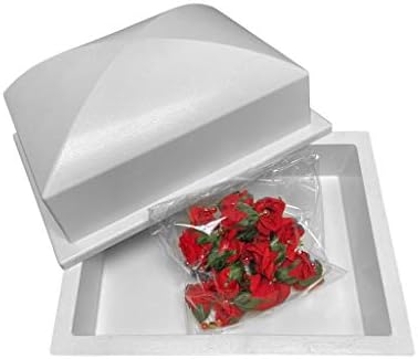Crowne Vault Burial Urn with Pink Roses