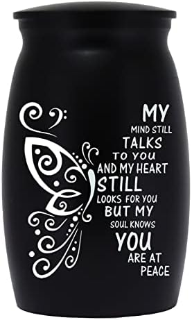 Aluminum Mini Cremation Urn - Small Keepsake for Ashes